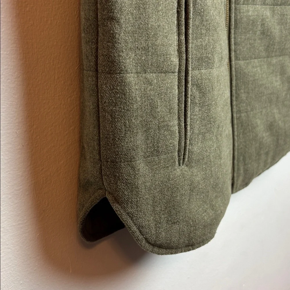 J.‎ McLaughlin Men’s Large Green Reversible Quilted Vest Jacket